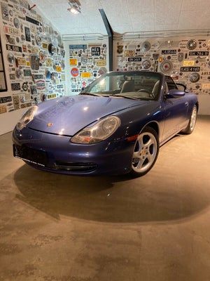 Porsche 911 Carrera 3,6 Cabriolet Benzin modelår 2002 km 102000 Blå klimaanlæg ABS airbag alarm cent
