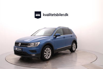 VW Tiguan 2,0 TDi 150 Comfortline DSG Diesel aut. Automatgear modelår 2019 km 203000 Blåmetal træk k