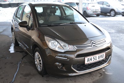 Citroën C3 1,0 VTi 68 Attraction Air Benzin modelår 2013 km 97000 Brunmetal træk nysynet ABS airbag 