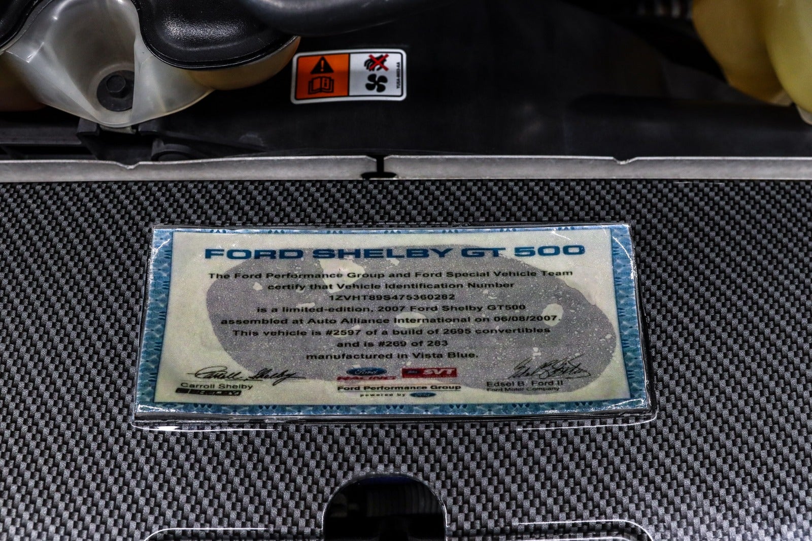 Billede af Ford Mustang 5,4 Shelby GT500 Cabriolet