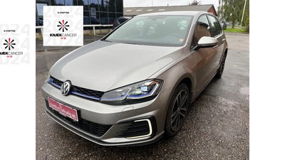 VW Golf VII 1,4 GTE DSG Benzin aut. Automatgear modelår 2020 km 78000 Koksmetal klimaanlæg ABS airba