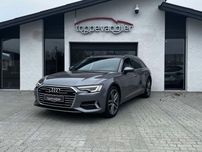 Audi A6 45 TFSi Sport Avant S-tr. Benzin aut. Automatgear modelår 2020 km 75000 Gråmetal træk klimaa