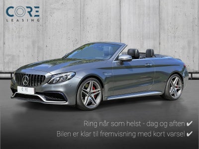 Mercedes C63 4,0 AMG S Cabriolet aut. 2d