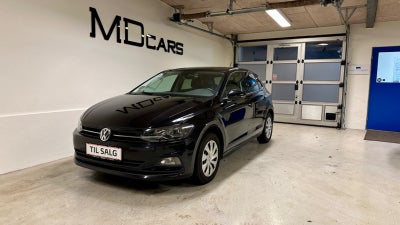 VW Polo 1,0 TSi 95 Comfortline Benzin modelår 2018 km 110000 Sort nysynet ABS airbag alarm startspær