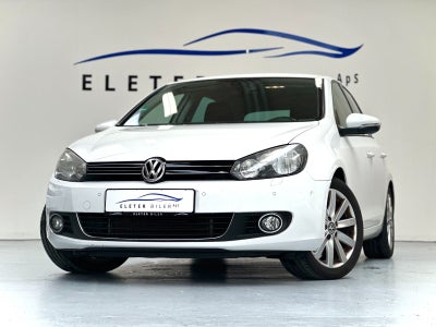 VW Golf VI 1,4 TSi 122 Highline Benzin modelår 2012 km 217000 Hvid nysynet klimaanlæg ABS airbag ala