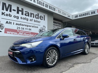 Toyota Avensis 1,8 VVT-i T3 Touring Sports Benzin modelår 2015 km 209000 Blåmetal nysynet klimaanlæg