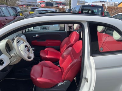 Fiat 500C 1,2 Lounge Benzin modelår 2010 km 103000 ABS airbag, 1ejers damebil.Bella cabriolet editio