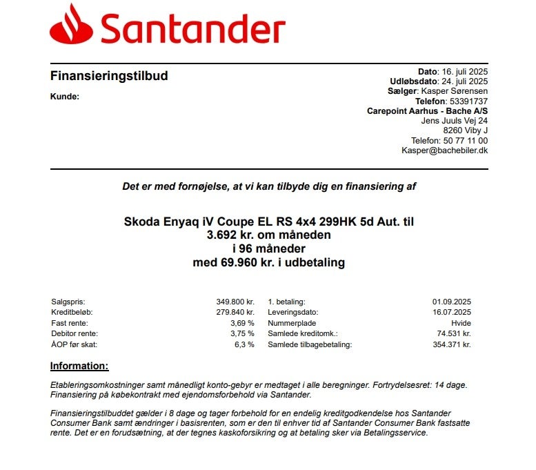 Billede af Skoda Enyaq 80 iV Sportline