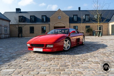 Ferrari 348 3,4 tb Benzin modelår 1993 km 65200 Rød klimaanlæg centrallås, Una Macchina Bella di Mar
