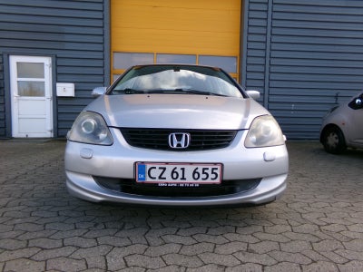 Honda Civic 1,6i LS Benzin modelår 2004 km 228000 træk ABS airbag, ANHÆNGER TRÆK TIL 1200 KG OG HOLD