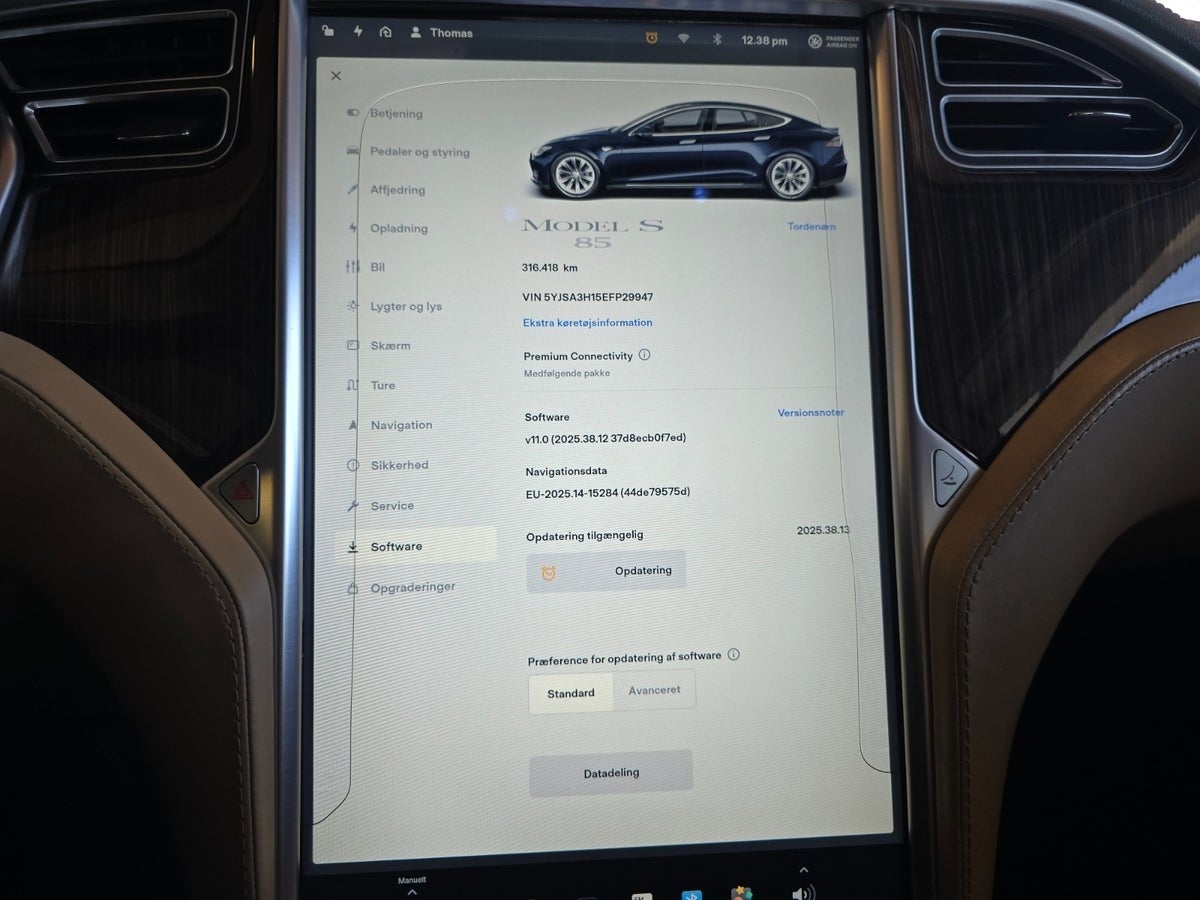 Billede af Tesla Model S  85 7prs