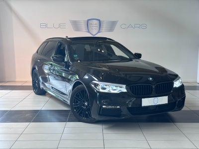 BMW 540i 3,0 Touring M-Sport xDrive aut. Benzin 4x4 4x4 aut. Automatgear modelår 2018 km 125000 Sort