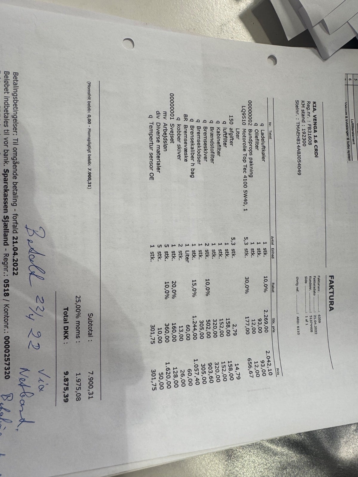 Billede af Kia Venga 1,6 CRDi 115 Active