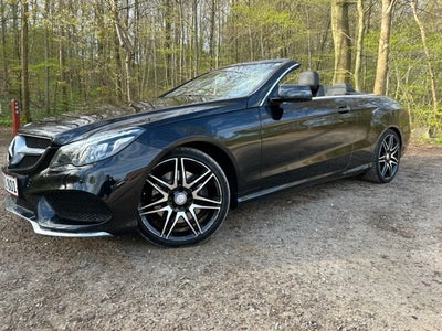Mercedes E400 3,5 AMG Cabriolet aut. Benzin aut. Automatgear modelår 2013 km 74000 Sortmetal nysynet