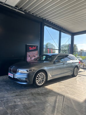 BMW 520d 2,0 Touring Luxury Line aut. Diesel aut. Automatgear modelår 2017 km 204000 Koksmetal ABS a