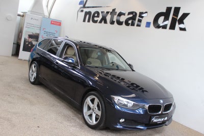BMW 320d 2,0 Touring aut. Diesel aut. Automatgear modelår 2015 km 137000 Blåmetal klimaanlæg ABS air