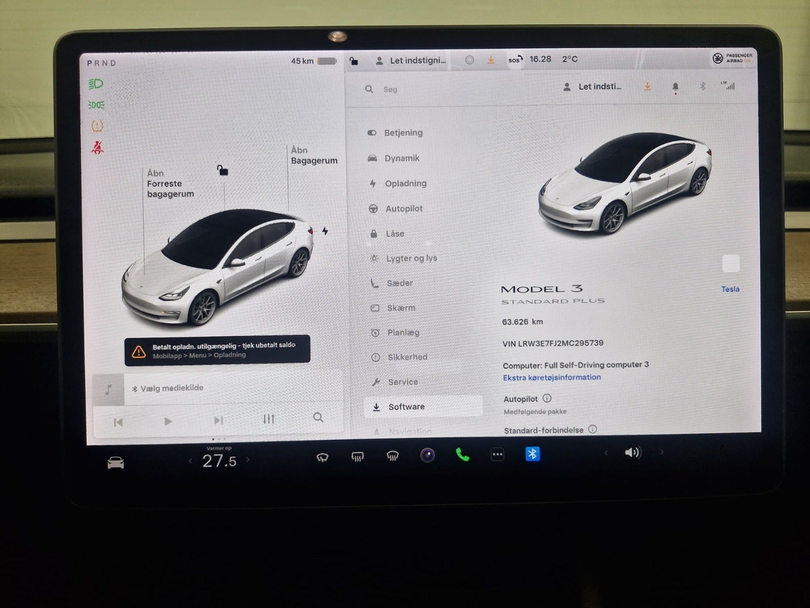 Billede af Tesla Model 3  Standard Range+ RWD