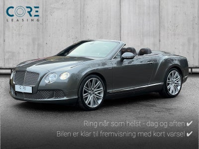 Bentley Continental GT 6,0 W12 Convertible Speed aut. 2d