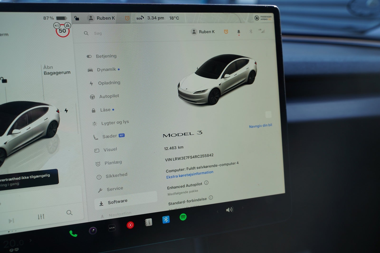 Billede af Tesla Model 3  RWD