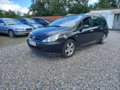 Peugeot 307 2,0 XS stc. Benzin modelår 2005 km 281000 Sortmetal træk ABS airbag centrallås startspær