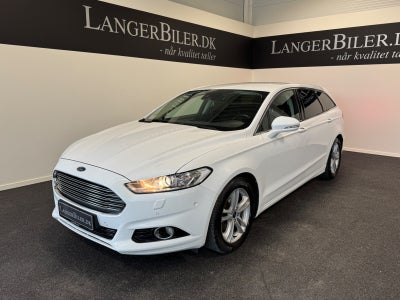 Ford Mondeo 2,0 TDCi 150 Titanium stc. aut. Diesel aut. Automatgear modelår 2015 km 275000 Hvid klim