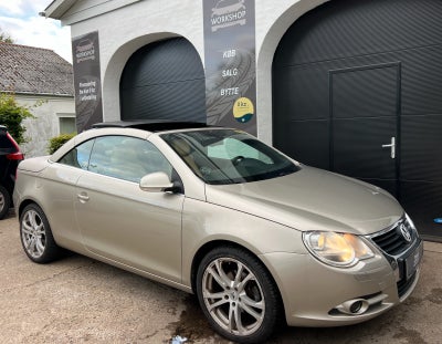 VW Eos 2,0 FSi Benzin modelår 2006 km 236000 Bronzemetal træk nysynet klimaanlæg ABS airbag alarm ce