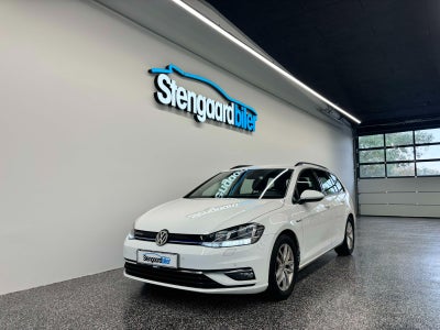 VW Golf VII 1,5 TSi 130 Comfortline Variant DSG Benzin aut. Automatgear modelår 2018 km 88000 Hvid n