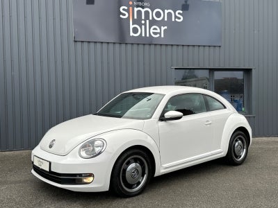 VW The Beetle 1,2 TSi 105 Design Benzin modelår 2014 km 105000 Hvid nysynet ABS airbag startspærre s