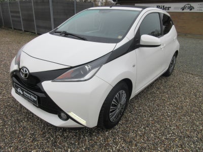 Toyota Aygo 1,0 VVT-i x-wave Sky Benzin modelår 2015 km 179000 Hvidmetal ABS airbag servostyring, BE