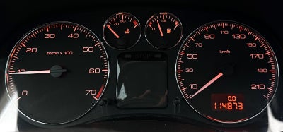 Peugeot 307 1,6 T6 Performance Benzin modelår 2006 km 114000 Sølvmetal træk nysynet ABS airbag alarm