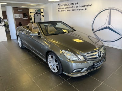Mercedes E350 3,5 CGi AMG Line Cabriolet aut. BE 2d