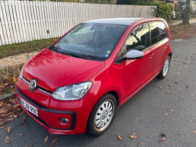 VW Up! 1,0 MPi 60 Move Up! BMT Benzin modelår 2017 km 101600 Rød klimaanlæg ABS airbag centrallås st