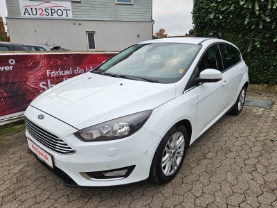 Ford Focus 1,0 SCTi 125 Titanium Benzin modelår 2017 km 140000 nysynet klimaanlæg ABS airbag alarm c