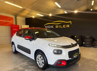 Citroën C3 1,2 PureTech 82 Feel+ Benzin modelår 2016 km 81000 nysynet ABS airbag servostyring, airc.