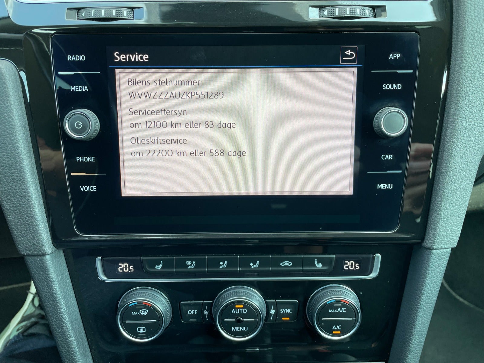 Billede af VW Golf VII 1,6 TDi 115 IQ.Drive Variant DSG