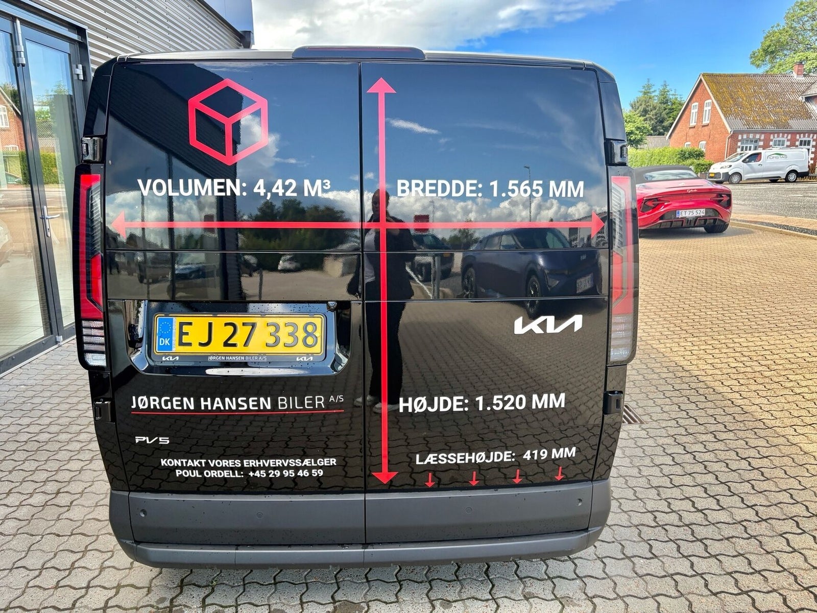 Kia PV5 Cargo L1H1 Long Range Work Pro
