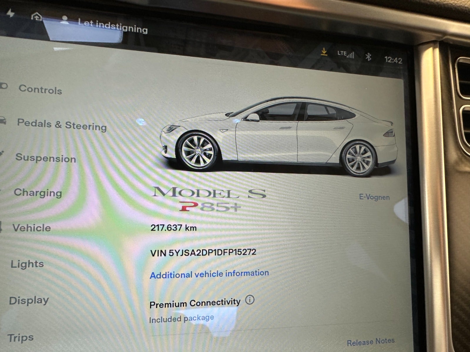 Billede af Tesla Model S  P85+