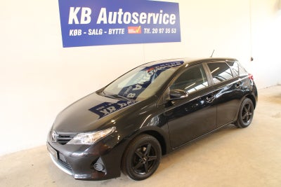 Toyota Auris 1,6 T2+ Benzin modelår 2014 km 149000 Sortmetal klimaanlæg ABS airbag startspærre servo