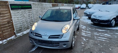 Nissan Micra 1,2 Visia Benzin modelår 2006 km 84000 Sølvmetal nysynet ABS airbag servostyring, 1 eje