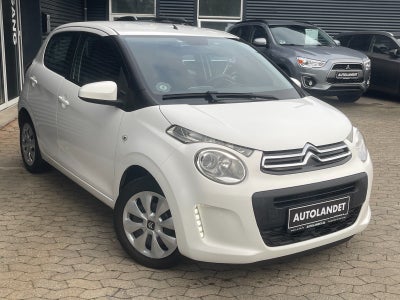 Citroën C1 1,2 PureTech 82 Feel Complet Benzin modelår 2016 km 99000 Hvid klimaanlæg ABS airbag cent