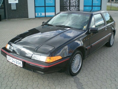Volvo 480 1,7 ES Turbo Benzin modelår 1989 km 240000 Sortmetal centrallås startspærre servostyring, 