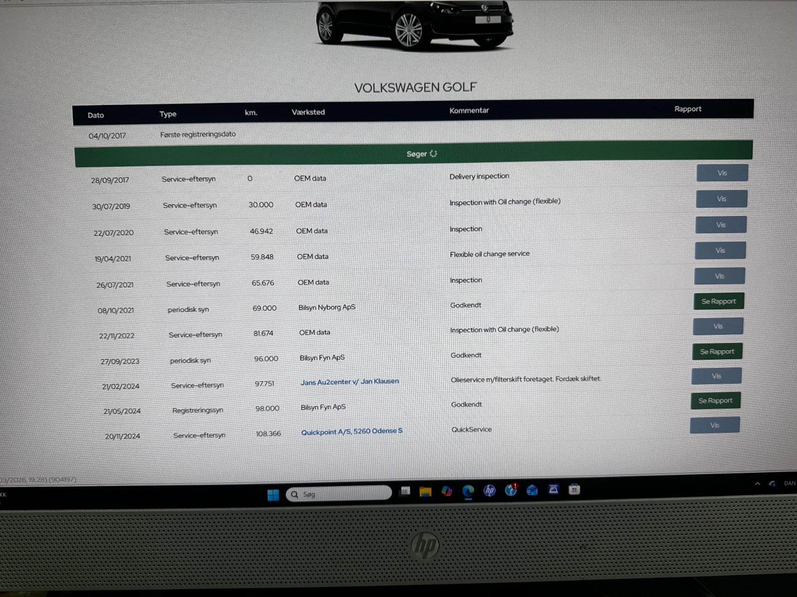 Billede af VW Golf VII 1,5 TSi 130 Comfortline DSG