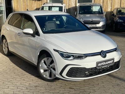 VW Golf VIII 1,4 GTE DSG Benzin aut. Automatgear modelår 2021 km 24000 Hvid ABS airbag alarm startsp