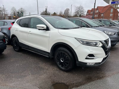 Nissan Qashqai 1,2 Dig-T 115 Tekna Benzin modelår 2018 km 58000 Hvid træk ABS startspærre servostyri
