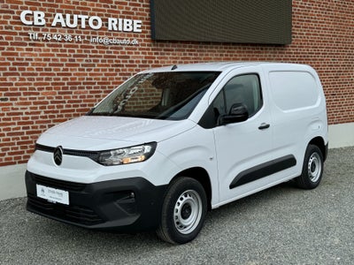 Citroën Berlingo 1,5 BlueHDi 100 L1 MasterLine Van d Diesel modelår 2024 Hvid km 0 startspærre ABS a