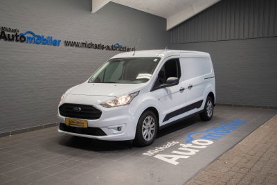 Ford Transit Connect 1,5 EcoBlue Trend lang d Diesel modelår 2023 Hvid km 7500 startspærre træk ABS 