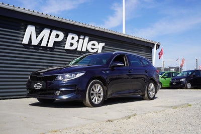 Kia Optima 1,7 CRDi 141 Advance SW Diesel modelår 2017 km 185200 Blåmetal træk nysynet klimaanlæg AB