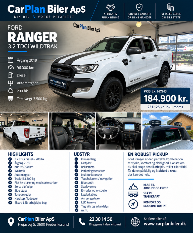 Ford Ranger TDCi Db.Kab Wildtrak aut. 4x4