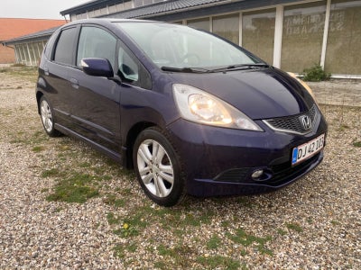 Honda Jazz 1,4 Sport Benzin modelår 2009 km 223000 Mørkblåmetal træk nysynet klimaanlæg ABS airbag s