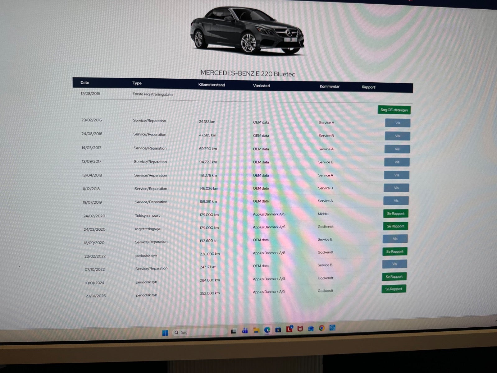 Billede af Mercedes E220 2,2 BlueTEC Avantgarde stc.